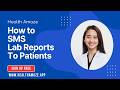 📩 SMS Lab Reports to Patients in Pathology Lab Software | Health Amaze | 2026