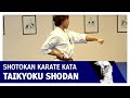 Taikyoku shodan shotokan karate kata