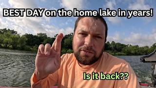 The BEST day on the home lake in 3 YEARS! Is it coming back???