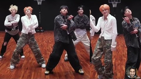 BTS Jungkook and TXT Doing Chasing That Feeling Dance Challenge