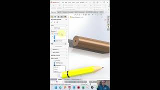 How to create Pencil by Solidworks