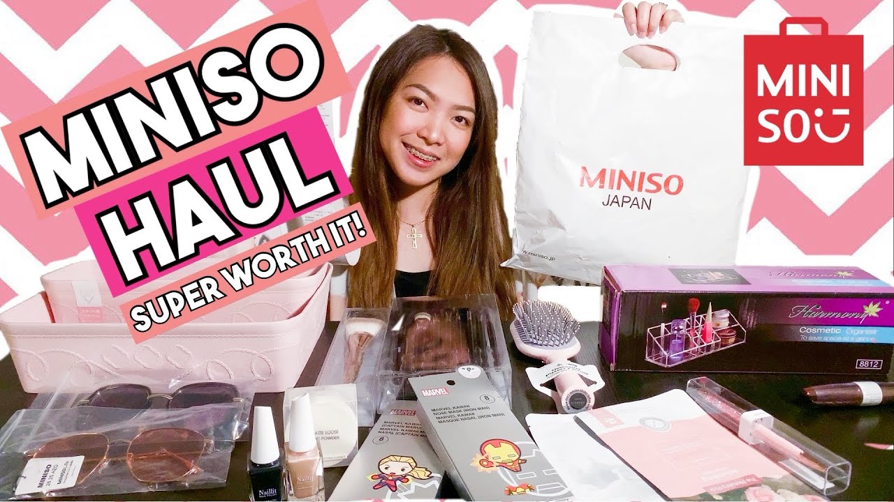 MINISO HAUL PRODUCT UNBOXING AND REVIEW 50 Shopping YouTube