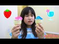ice cream shop Pretend play do not taste ? penjual es krim jualan mainan
