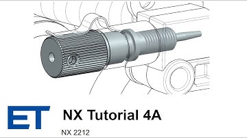 NX Tutorial 4A - Sketch & Revolve (Needle Valve Part 1)