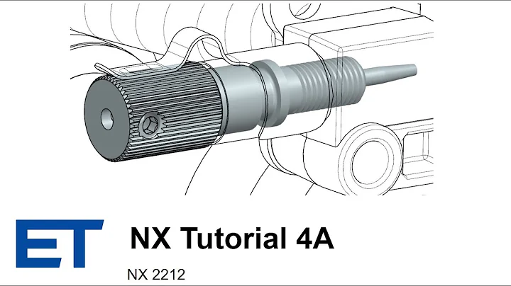 NX Tutorial 4A - Sketch & Revolve (Needle Valve Part 1)
