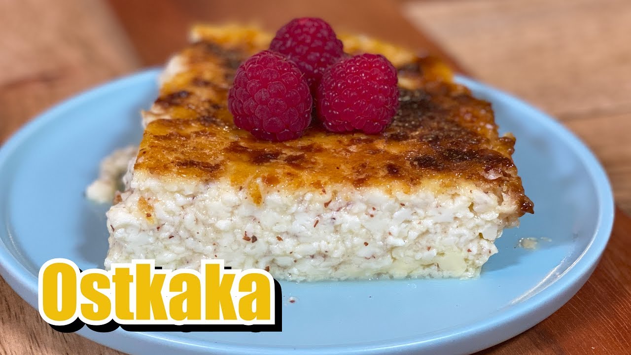 ⁣How to make Ostkaka - Swedish Cheese Cake