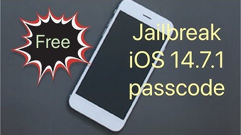 Jailbreak iPhone 7 / 7plus iOS 14.7.1 , 14.8 passcode  free