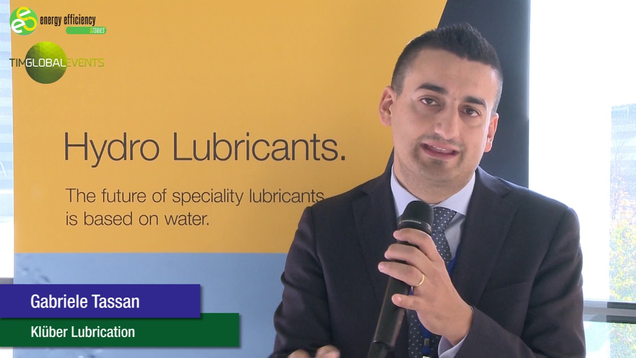 Energy Efficiency Stories 2018 - Intervista a Gabriele Tassan - Klüber Lubrication industry city food hall