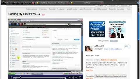 Uploading on Viddler