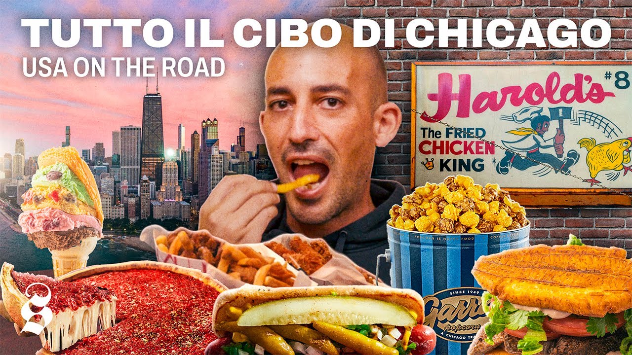 Ho mangiato TUTTO il cibo di Chicago 🍕🇺🇸