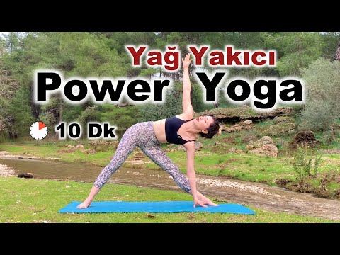 10 Dakikalık Yağ Yakıcı Power Yoga | 21 Gün Aralıksız Yap! | Her Seviyeye Uygun Yoga