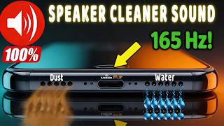 165Hz Tone Audio Speaker Cleaner | Sound Frequency Water Eject &amp; Dust Removal Fast
