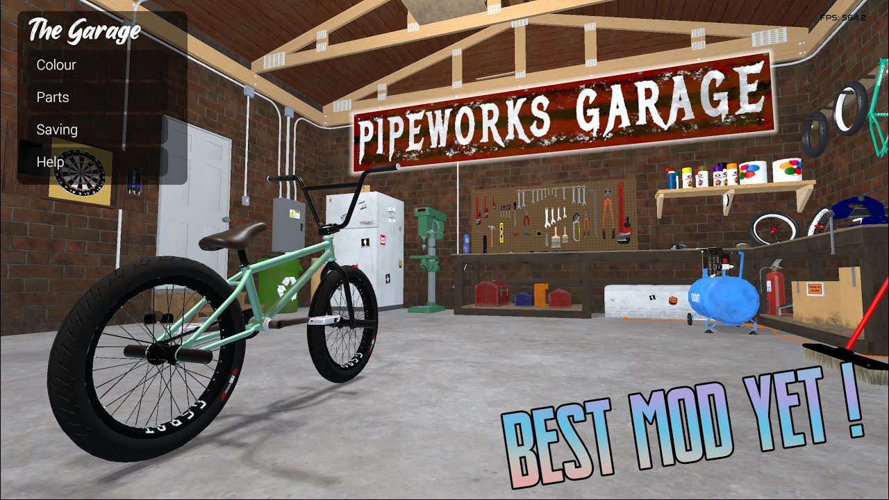 Streets Pipe Garage Mod (Full Bike Customization)