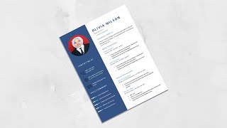 Awesome Resume Design Tutorial in MS Word | Plan&Design