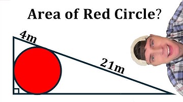 Area of Red Inscribed Circle