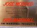 My Real Jose Modded 1979 Marshall 100 watt head- An in depth Look at the Build and Circuit