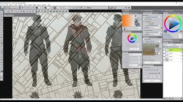 Concept Art Palette Layout and Workflow featuring Borislav Mitkov