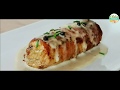 Escalope de Poulet Farcie "Champignons & Fromage"/ Stuffed Chicken Breast "Mushroom & Cheese"