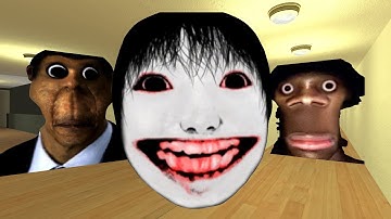 Obunga, Yoshie Kimura And Hi My Name Is Aughh - Nextbot Chase in Garry’s Mod (Horror)