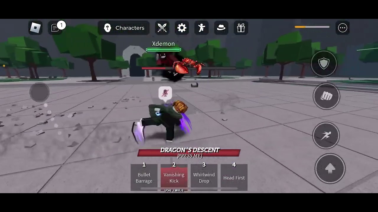 Humbling an Xdemon faker(He rage quit😂😂) @xDemonRBLX hope you see this ...