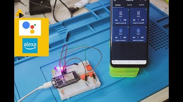 ESP32 - مساعد جوجل | أمازون اليكسا |  مشروع المنزل الذكي IOT