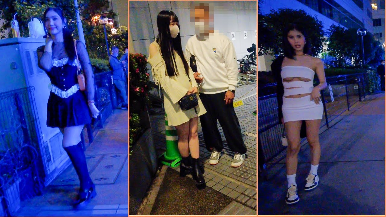 4k:夜の大久保公園散歩｜外人部隊も熱くなってきた夜の新宿・歌舞伎町｜TOKYO WALK