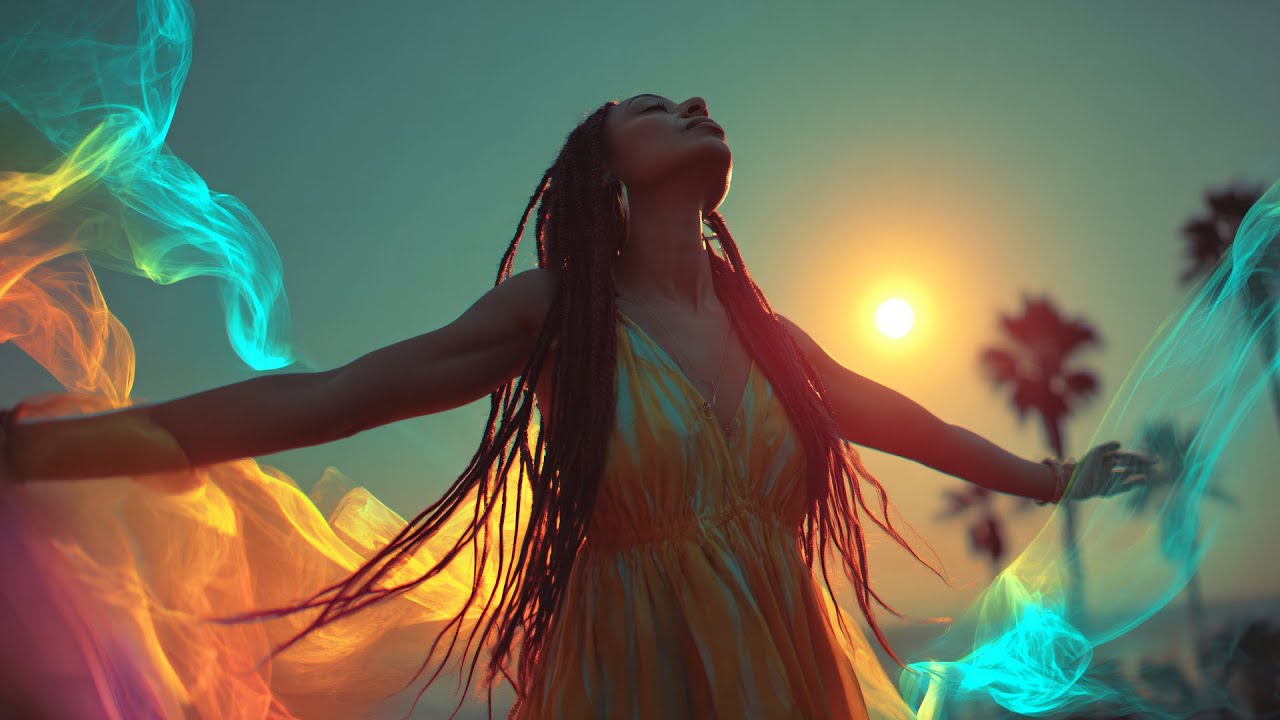 Lazy Hammock Hours – Chill Reggae Island Vibes (Tropical Visualizer)