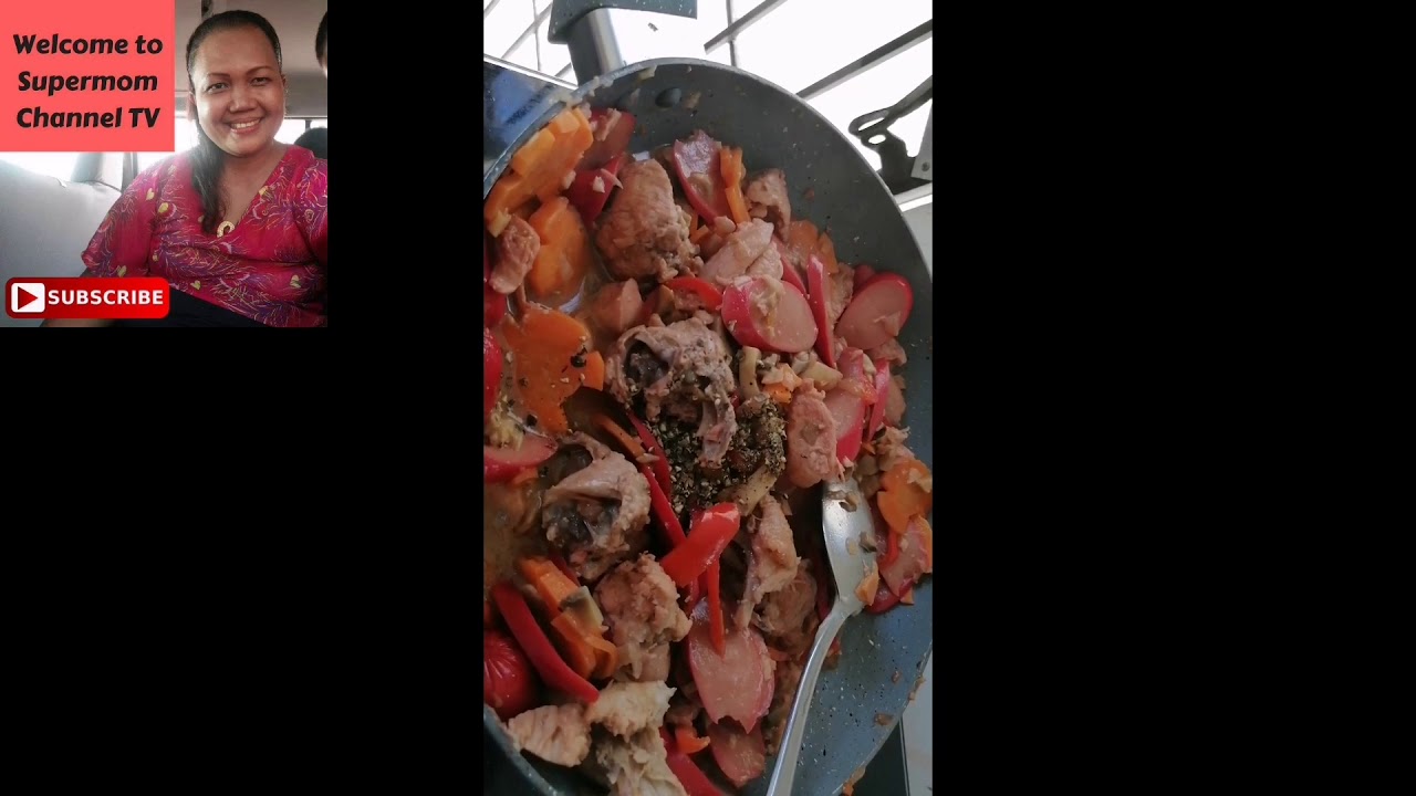 HOW TO COOK VALENCIANA USING RICE COOKER ONE POT COOKING SUPERMOM