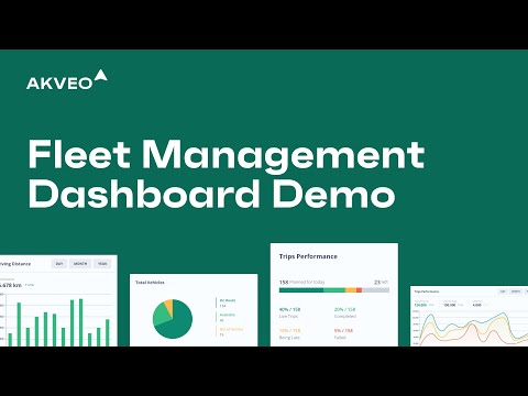 Akveo Fleet Management Dashboard Demo. - video from Akveo