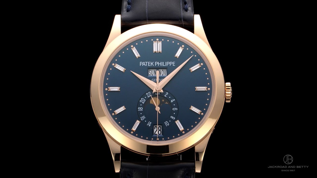 パテックフィリップ　5396R-015　専用ベルト　正規品　ネイビーブルー トケマー:PATEK PHILIPPE 5396R-015