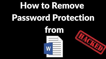 How To Remove Password Protection in Word