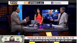 ESPN First Take   Tom Brady Historically Good In P