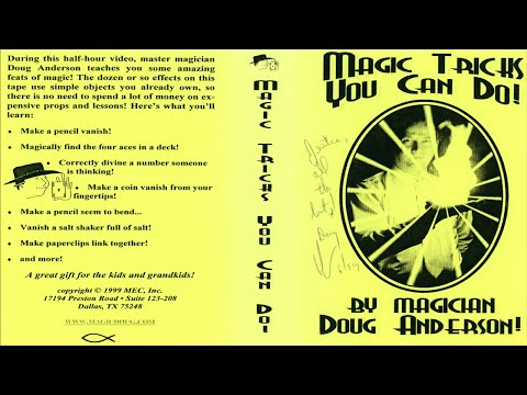 Magic Tricks You Can Do! by Magician Doug Anderson (1999)