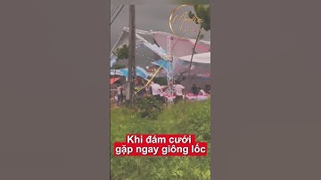 Khi đám cưới gặp ngay giông bão