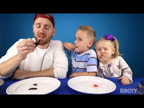 Gummy Food vs Real Food Challenge 2!! K-City Family