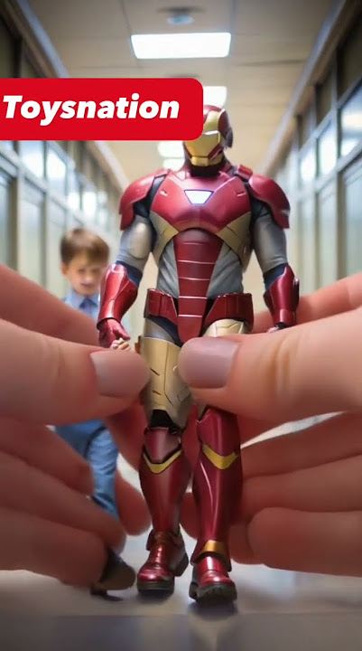 Iron man toy in my hand #ai #ironman