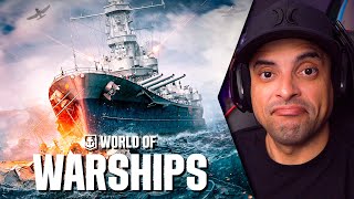 Esse Encouraçado TIER VIII é MUITO BOM! | Overman jogando World of Warships