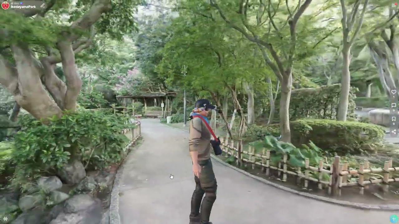 XRIDS Lixle K1による庭園3DGS - 池田山公園