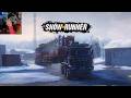 Snow Runner - Oil Rig Salvage Semi - Trailer ! EP -2 Gameplay ! Steering Wheel PXN V9 !