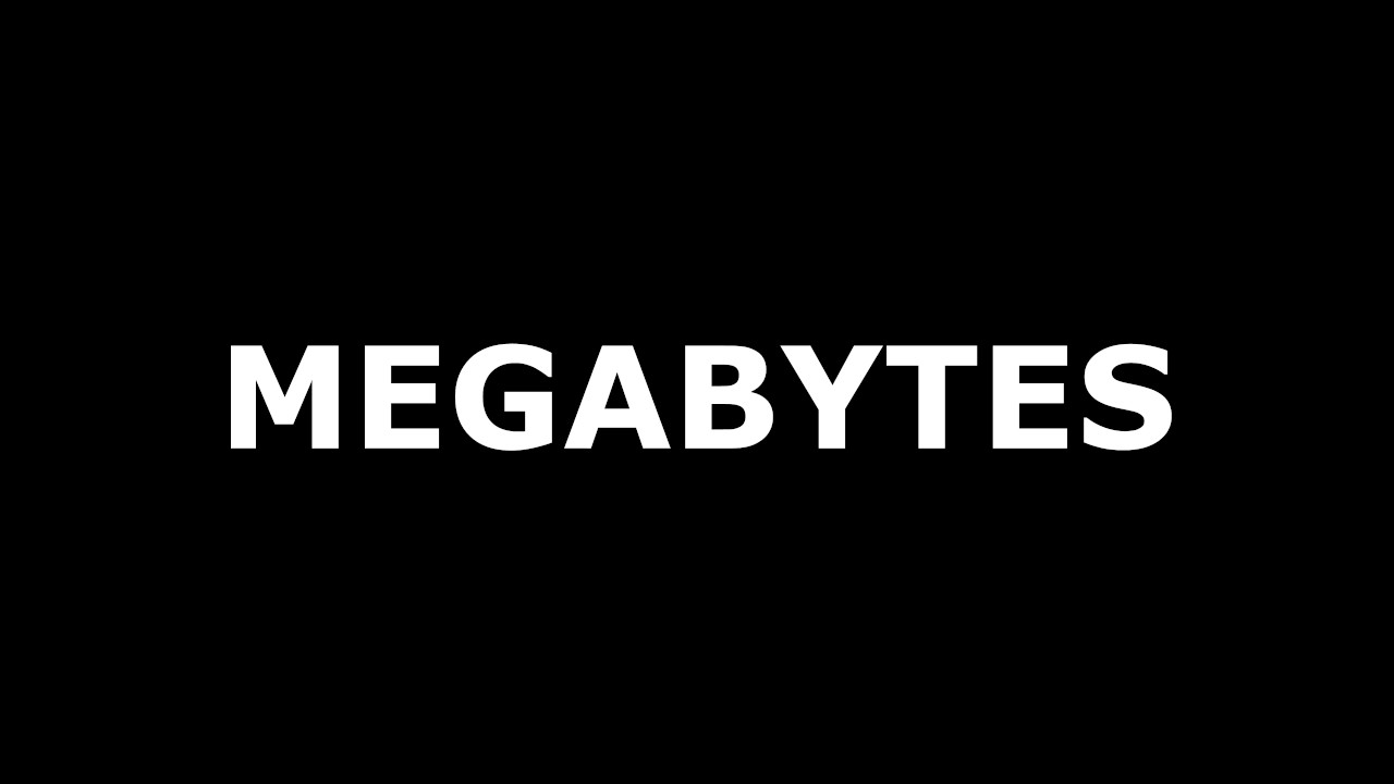 3kliksphilip megabytes pronunciation - He pronounces megabytes