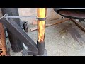 Yard warm wood pellet heater  timber rocket stove
