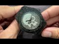 第534集 Hublot Classic Fusion骷髏頭人手製作滿天星黑白爆鑽石/ 拉丁文化 骷髏頭圖案