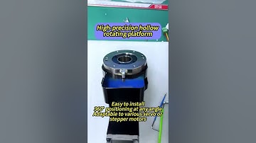 High-precision hollow rotating platform #automation #stepper_motor #chinamotor#goku #gokublack
