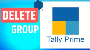 how to delete a group in tally prime | delete group|Tally prime 3 | Tally erp9 |how to delete group