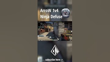 1v4! ArroW with the Ninja Defuse 🐱‍👤✂️