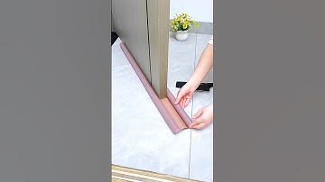 Ngăn côn trùng, bụi bẩn, lại còn TIẾT KIỆM ĐIỆN với Thanh chặn khe cửa đa năng - Gia Dụng Thông Minh