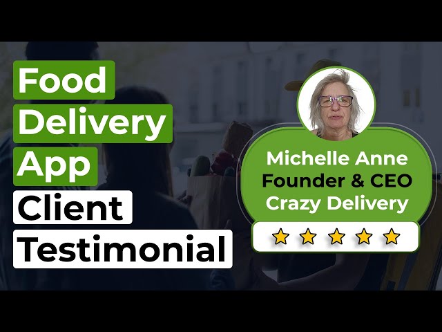 Client Testimonial | Michelle Anne | Founder & CEO of Crazy Delivery | Code Brew Labs class=