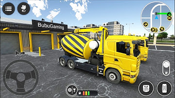 Modern House Construction - Drive Simulator - Pour Foundation & Concrete Transport Android Gameplay