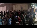 احتفالات الفلسطينين من مخيم عسكر في نابلس بعد هجوم إيـــران على الاحتلال 