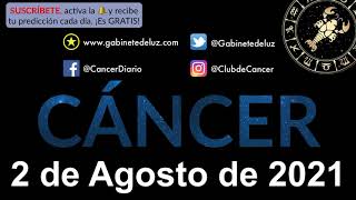 Horóscopo Diario - Cáncer - 2 De Agosto De 2021.